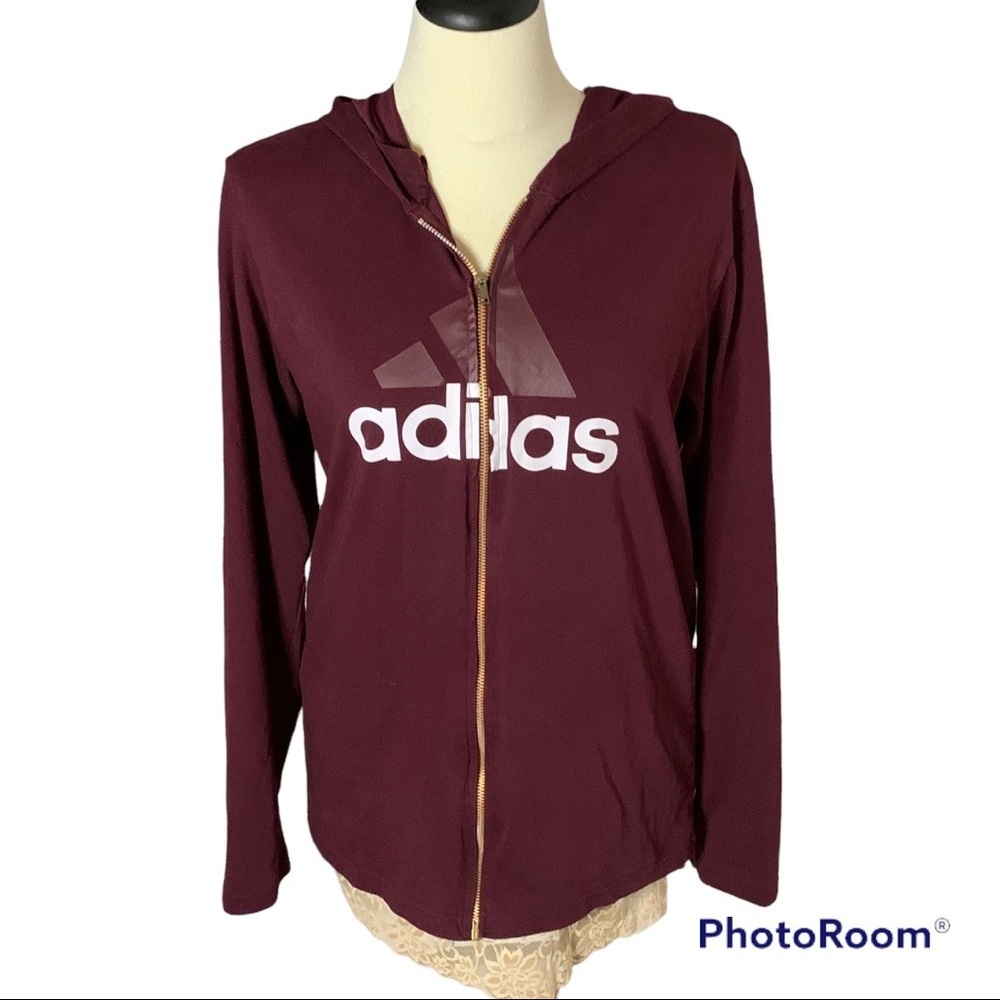 Full zip Climalite medium weight hooded sweatshirt SZ L